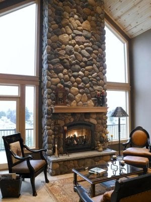 Stone Fireplace design Chantilly